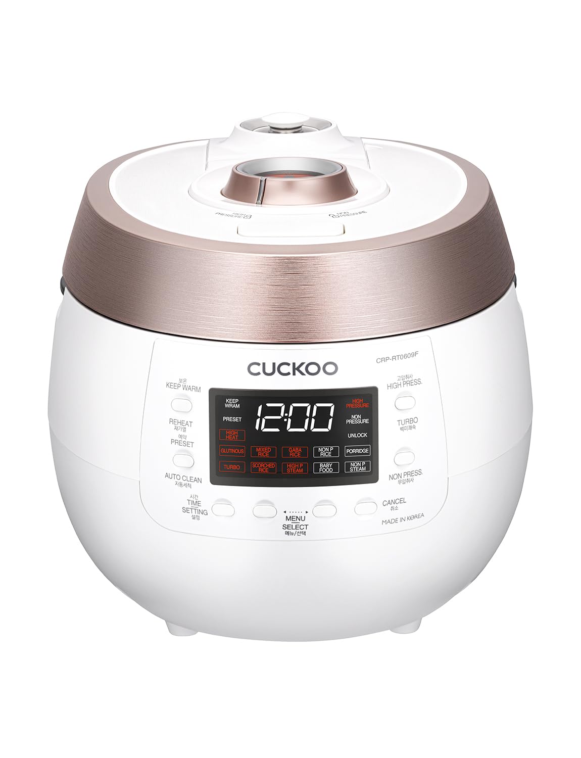 Amazon.com: Cuckoo CRP-RT0609FW 6 cup Twin Pressure Plate Rice